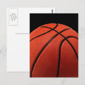 Basketball schließt vertikale Postkarten (Vorne/Hinten)