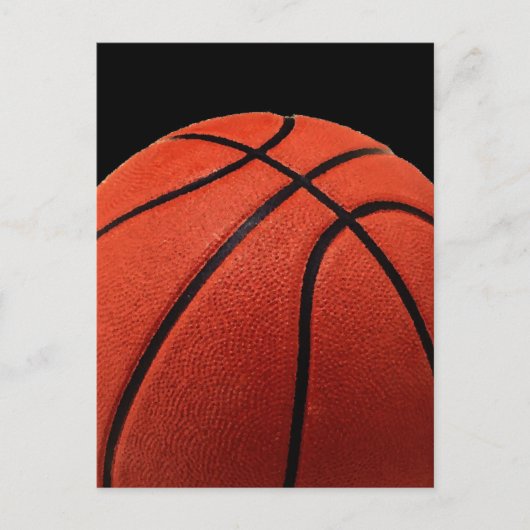 Basketball schließt vertikale Postkarten (Vorderseite)