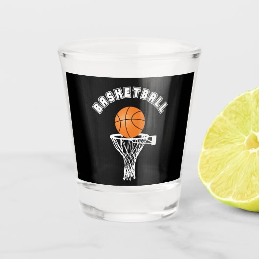 Basketball Schnapsglas (Vorderseite)