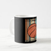 Basketball Schönes Design Kaffeetasse (Vorderseite Links)