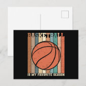 Basketball Schönes Design Postkarte (Vorne/Hinten)