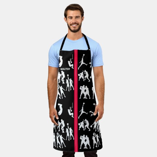 Basketball Schürze (Getragen)