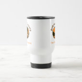 Basketball - Schwarz/Orange Reisebecher (Mittel)