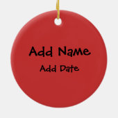 Basketball - Schwarz/Rot Keramikornament (Hinten)