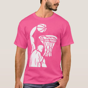 Basketball schwarz und weiß T-Shirt