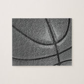 Basketball Schwarz/Weiß Puzzle (Horizontal)