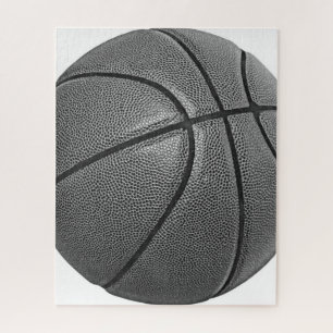 Basketball Schwarz/Weiß Puzzle