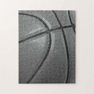 Basketball Schwarz/Weiß Puzzle