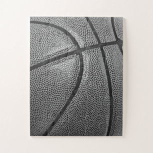 Basketball Schwarz/Weiß Puzzle