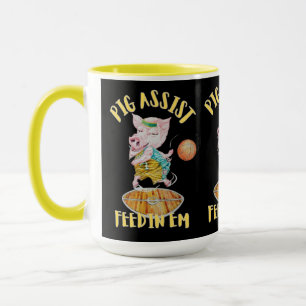 BASKETBALL SCHWEIN ASSIST TASSE