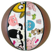 Basketball Schweine Schafe Giraffe (Vertikal)