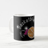 Basketball-Schwester-Tasse Kaffeetasse (Vorderseite Links)