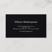 Basketball Seattle Supersonics Jersey Color Visitenkarte (Rückseite)