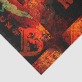 BASKETBALL SEIDENPAPIER (Detail)