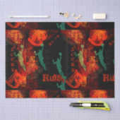 BASKETBALL SEIDENPAPIER (Handwerk)