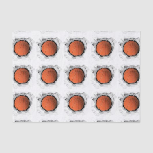 Basketball Seidenpapier (Vorderseite)