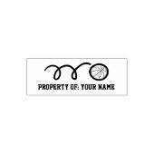 Basketball-Selbstfarbige Briefmarke für Kinderbüch Permastempel (Design)