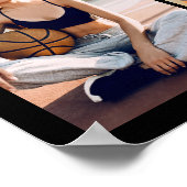 Basketball Senior Abschluss 6 FotoCollage Poster (Ecke)
