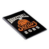 Basketball Senior Class of 2025 Abschluss Notizblock (Rechte Seite)