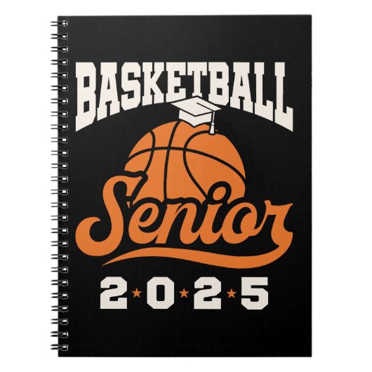 Basketball Senior Class of 2025 Abschluss Notizblock (Vorderseite)