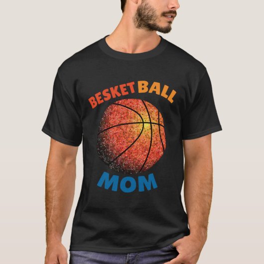 Basketball Senior Mom Torn Paper Twinkle Twinkle T-Shirt (Vorderseite)