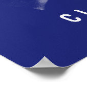 Basketball Senior Night Abschluss Poster (Ecke)