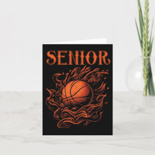 Basketball Senior Night Auntie . Karte