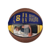 Basketball Senior Night Geschenke, Mini Basketball (Vorderseite)