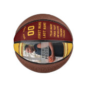 Basketball Senior Night Geschenke, Mini Basketball (Vorderseite)