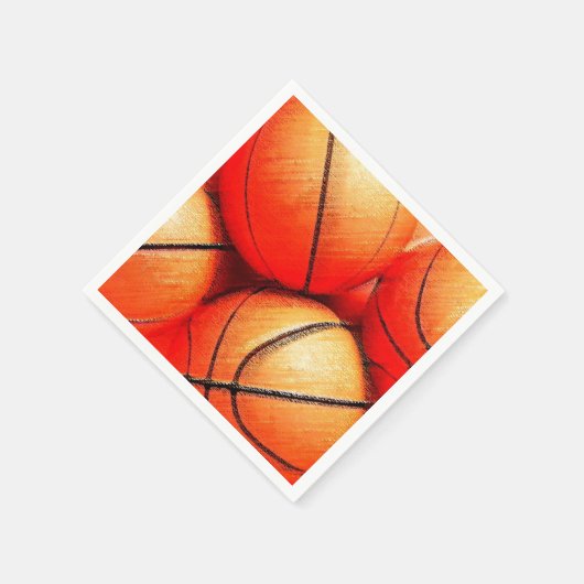 Basketball Serviette (Ecke)