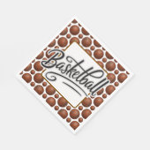 Basketball serviette (Ecke)