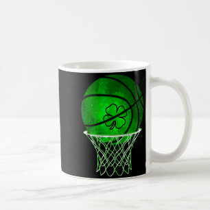 Basketball Shamrock Glücksklee Irischer St. Patric Kaffeetasse