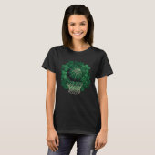 Basketball Shamrock Lucky C Irish St Patrick s Day T-Shirt (Vorne ganz)