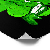 Basketball Shamrock St Patrick's Day Srt Lover Boy Poster (Ecke)