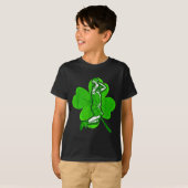 Basketball Shamrock St Patrick's Day Srt Lover Boy T-Shirt (Vorne ganz)