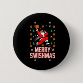Basketball Shirt Boys Christmas Pajamas Merry Swis Button (Vorderseite)