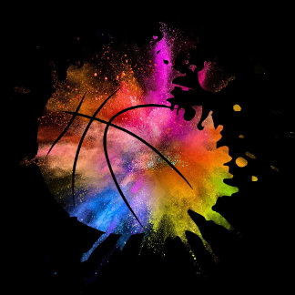 Basketball Shirt Graffiti Silhouette Aufkleber