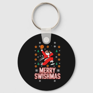 Basketball-Shirt Jungen Weihnachts-Pyjama Frohe Sw Schlüsselanhänger