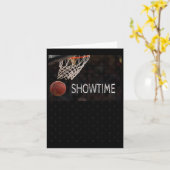 Basketball Showtime Karte (Gelbe Blume)
