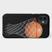 Basketball-Sieger des Monogramm-| Case-Mate iPhone Hülle (Rückseite (Horizontal))