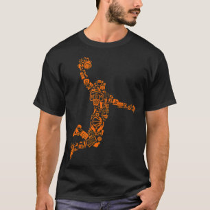 Basketball sieht Rotes Basketballgeschenk aus  T-Shirt