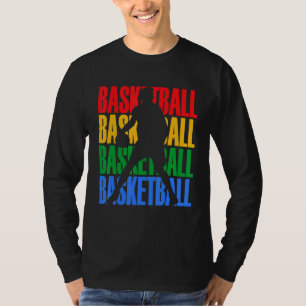 Basketball-Silhouette Bball-Spieler Trainer Sport  T-Shirt