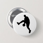 Basketball-Silhouette Button (Vorne & Hinten)