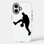Basketball-Silhouette Case-Mate iPhone Hülle (Rückseite)