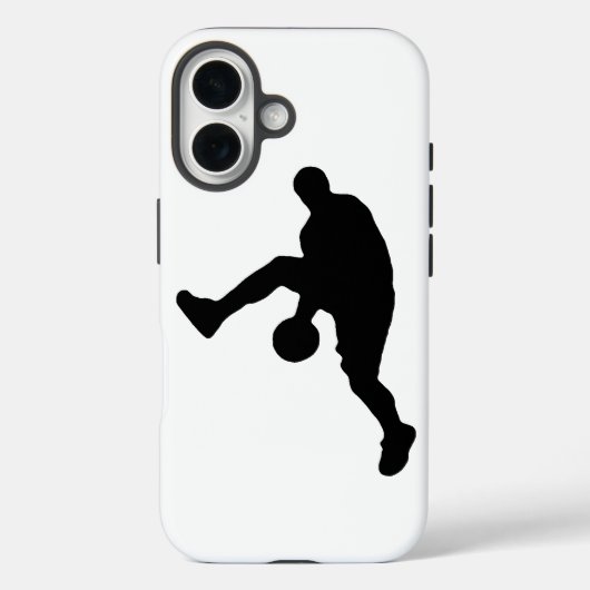 Basketball-Silhouette Case-Mate iPhone Hülle (Rückseite)