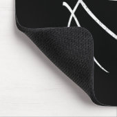Basketball Silhouette Design Mousepad (Ecke)