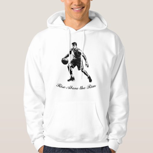 Basketball-Silhouette Hoodie (Vorderseite)