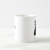 Basketball-Silhouette Kaffeetasse (Mittel)