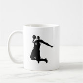 Basketball-Silhouette Kaffeetasse (Links)