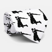 Basketball-Silhouette Krawatte (Gerollt)